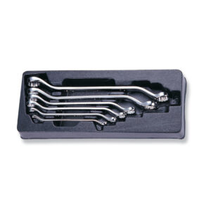 W32206Sc Jonnesway 6Pc 45 Degree Offset-Ring Wrench Set