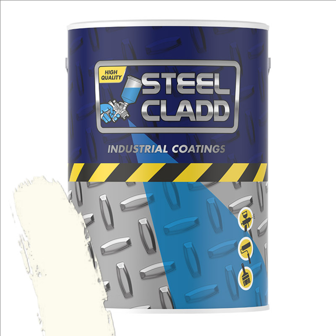 Steel Cladd Quick Dry Enamel Fiat Off White 1L