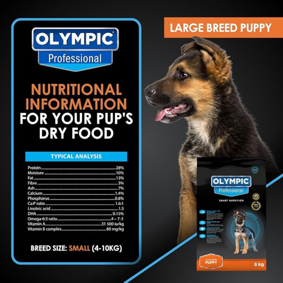 Olympic Large Breed Puppy 8Kg - Image 2