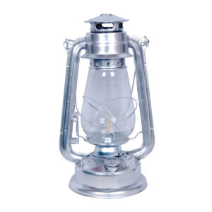 Kerosene Lantern Silver 31Cm Height