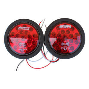 Red Light Led - Round 12/24 Volt