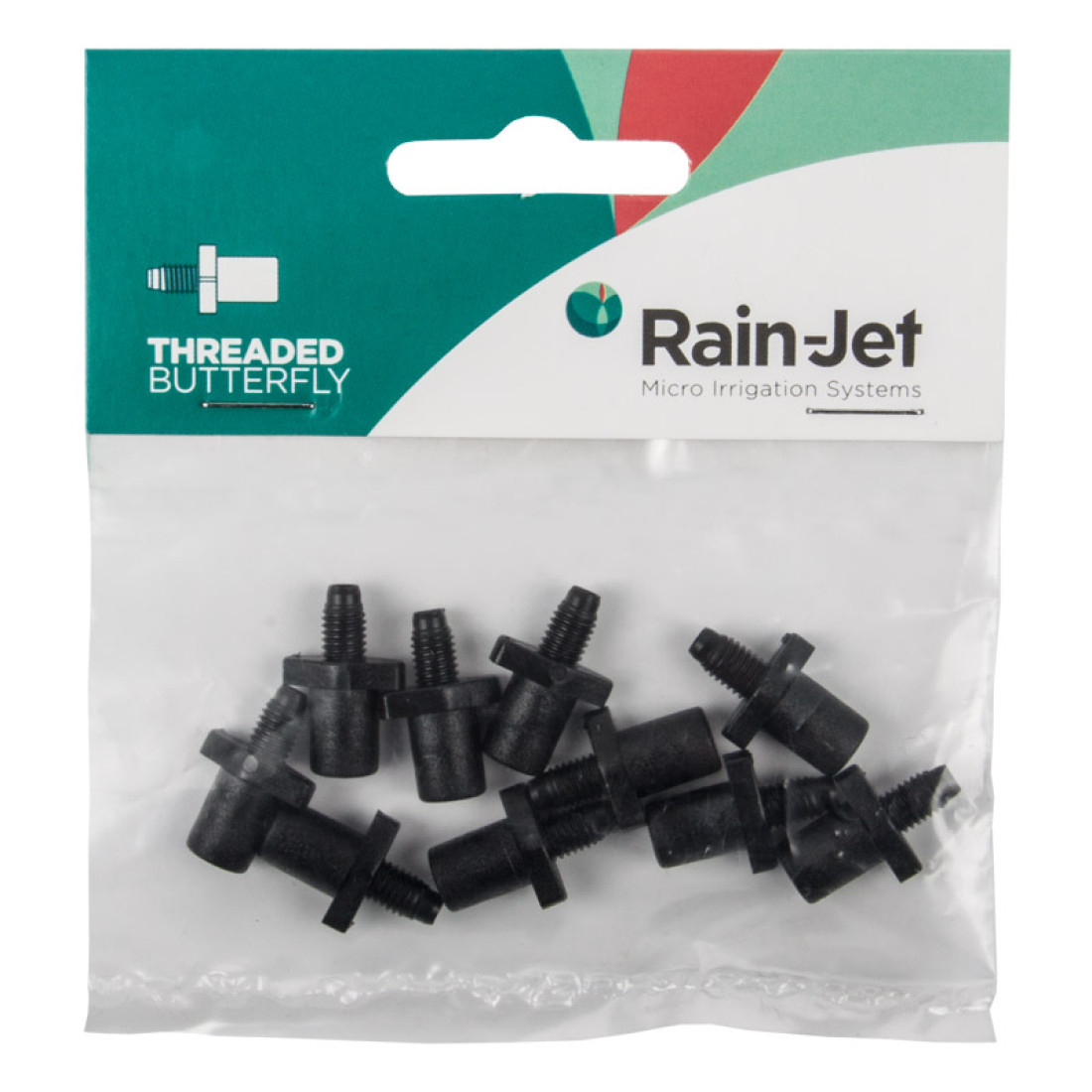 Micro Rainjet Adaptor Screwed Butterfly M5 10Pk