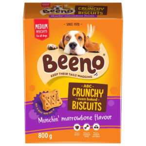 Beeno Dog Biscuits Marrowbone Medium 800G