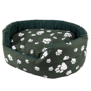 Complete Dog Bed Paw Print Large 65Cm