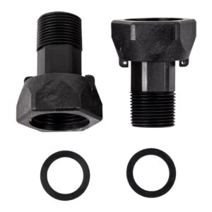 Water Meter Tail Pce Set 22Mm + Nut & Washer (Pl)