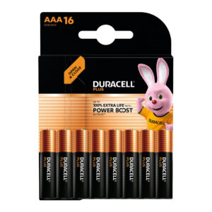 Duracell Battery Plus Alkaline Aaa 16 Pack