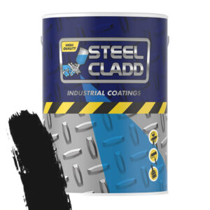 Steel Cladd Quick Dry Enamel Matt Black 5L