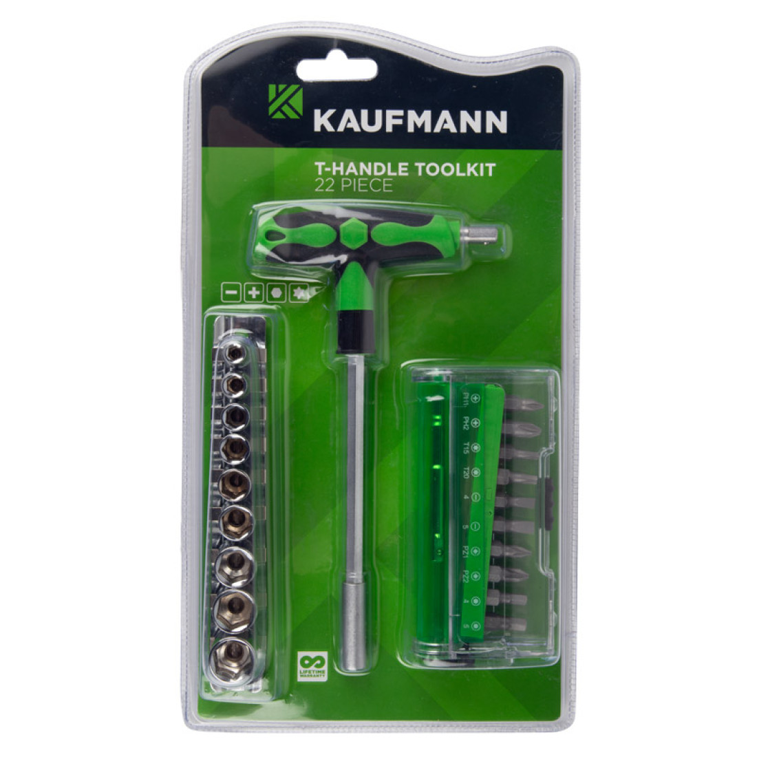 Kaufmann Socket & S/Driver Bit 22 Pcs