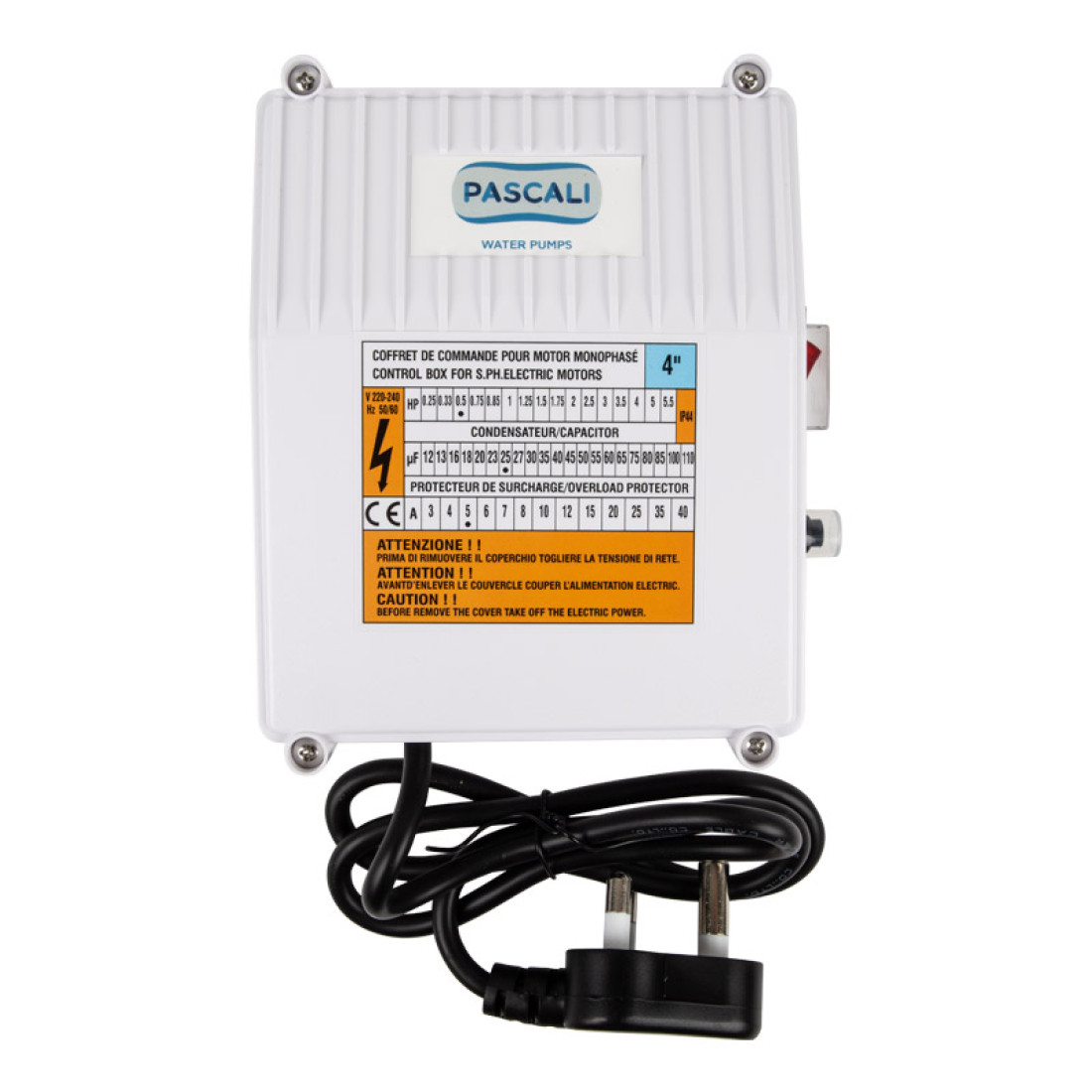 Pascali Control Box 0.55Kw 230V - Image 2