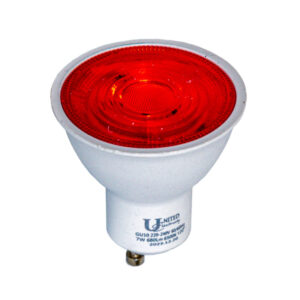 United Electrical Downlight Led Gu10 Red 7W