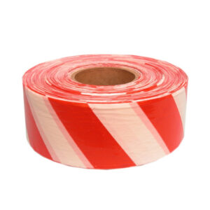 Barrier Tape Red And White 75Mm 500M