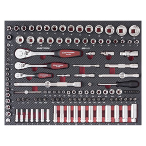 Kraftwerk 125Pc Socket And Ratchet Set 1/4
