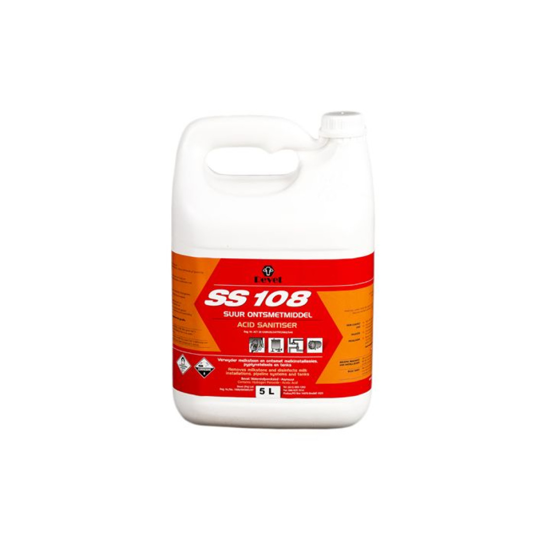 Revet Acid Sanitiser Ss108 5L