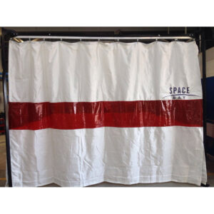 Space Bay 3.5M X 3.5M 2 Pillar Railing With Curtain