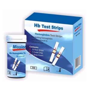 HB Hemoglobin Test Strips Mission – 25’s