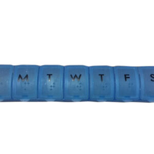 Pill Box - 7 Day with Braille
