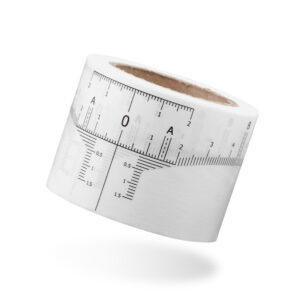 Disposable eyebrow ruler sticker Roll