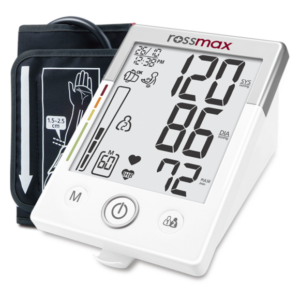 Rossmax MW701F Automatic Arm Blood Pressure Monitor – XL Digits, 2 Users