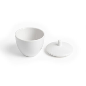 Porcelain Crucible 15ml with lid