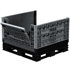 Collapsible Bin 41��� Two Drop Doors ��� 1140 X 1220 X 1042H