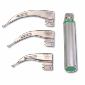 Pediatric Laryngoscope Set – 3 Blades (Macintosh)